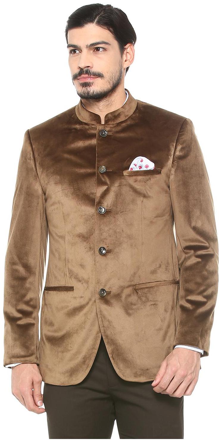 

Allen Solly Men Brown Solid Regular fit Single Breasted Blazer