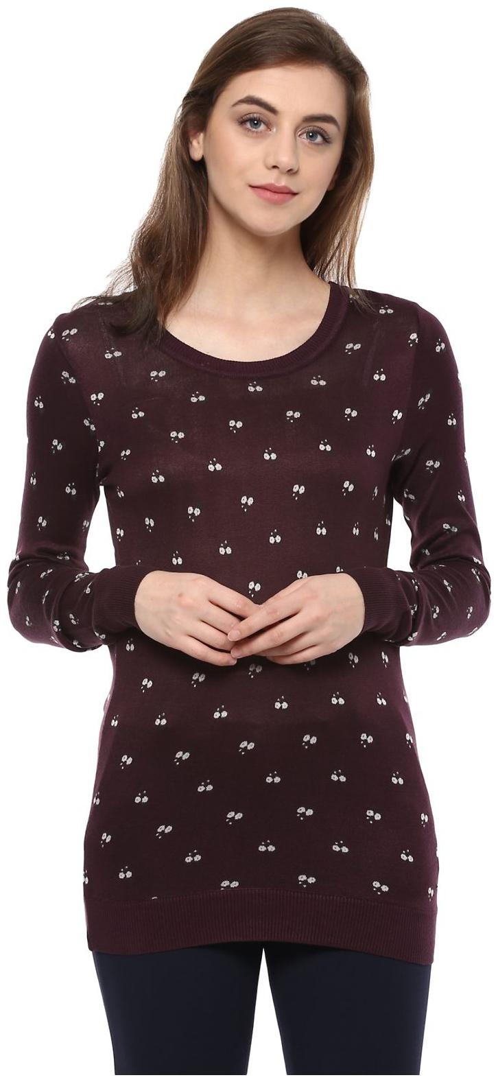 

Allen Solly Women Printed Regular top - Brown