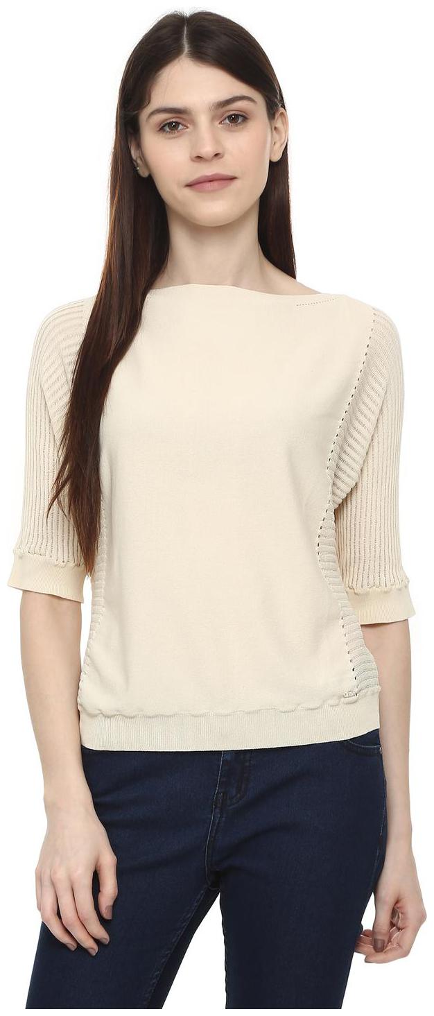 

Allen Solly Women Self design Regular tunic - Beige