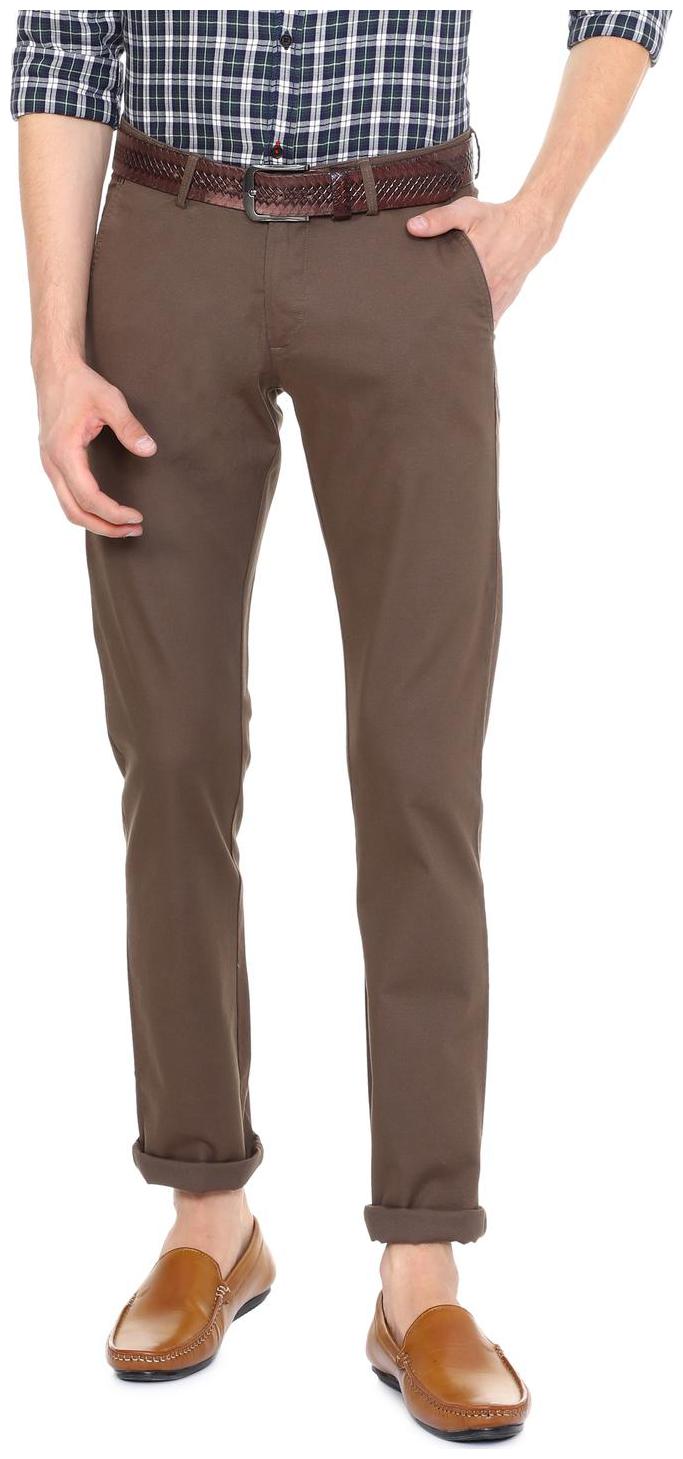 

Allen Solly Brown Trousers