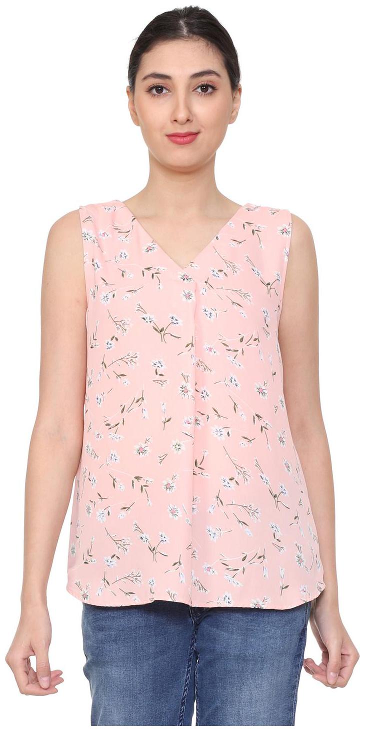 

Allen Solly Women Printed Regular top - Pink