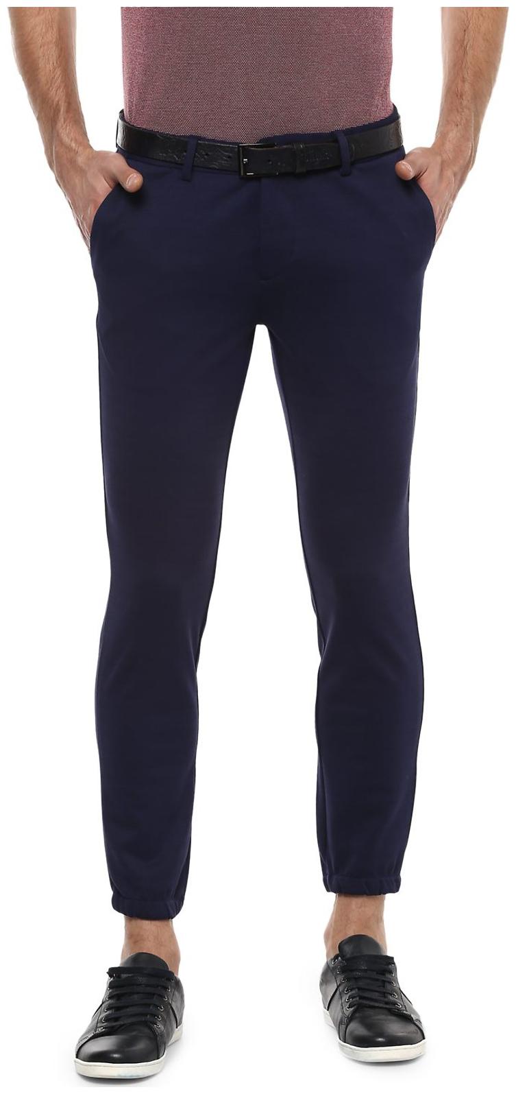 

Allen Solly Men Blue Solid Regular fit Joggers