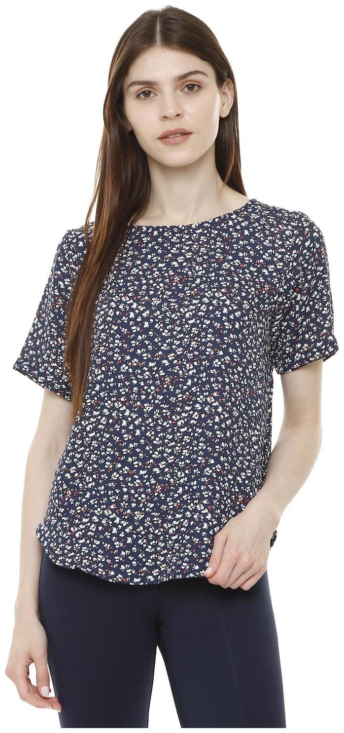 

Allen Solly Women Floral Regular top - Blue