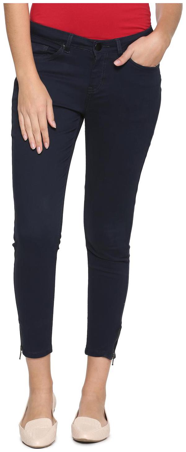 

Allen Solly Women Blue Straight fit Regular pants
