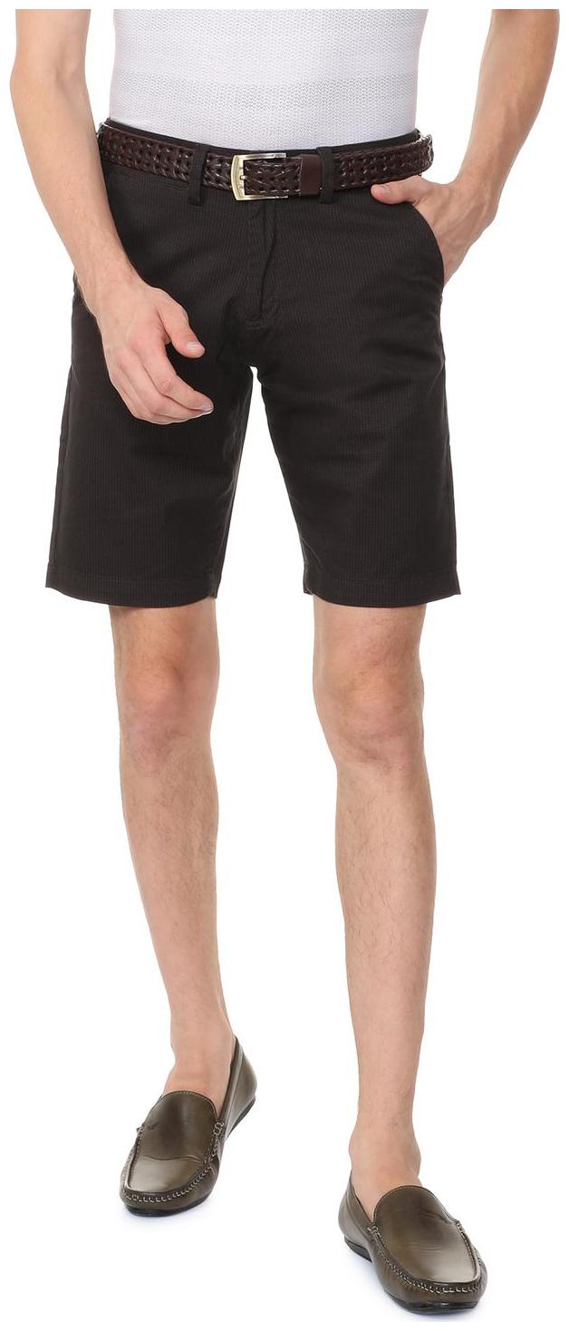 

Allen Solly Men Black Regular Fit Regular Shorts