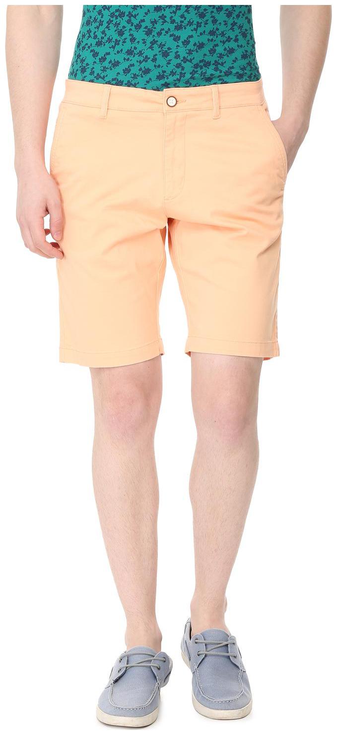 

Allen Solly Men Orange Slim Fit Regular Shorts