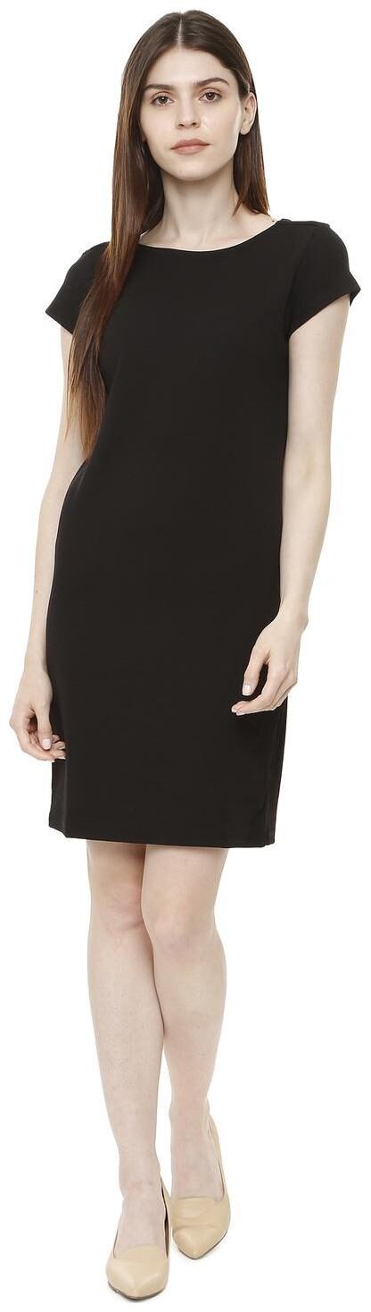 

Allen Solly Black Solid A-line dress