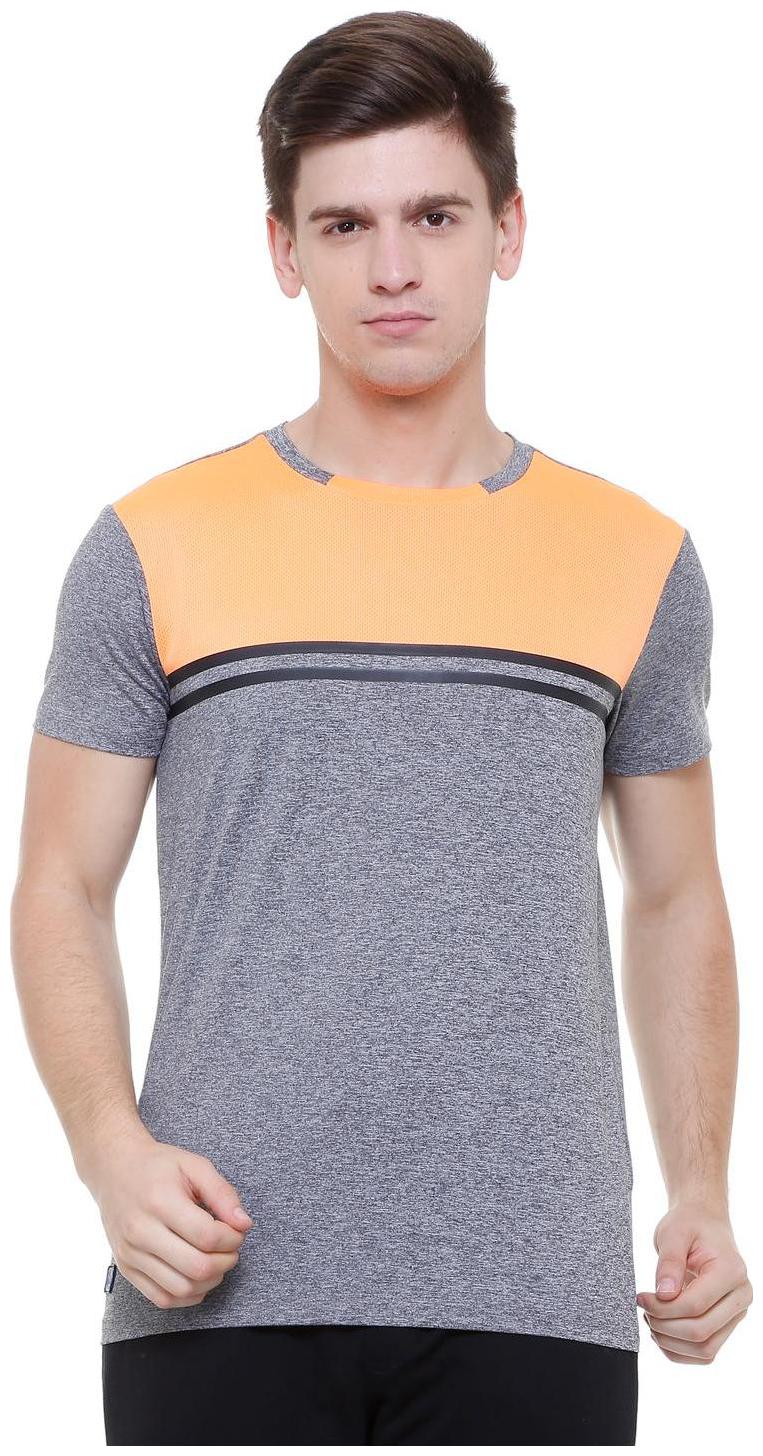 

Allen Solly Men Grey Regular fit Polyester Round neck T-Shirt - Pack Of 1