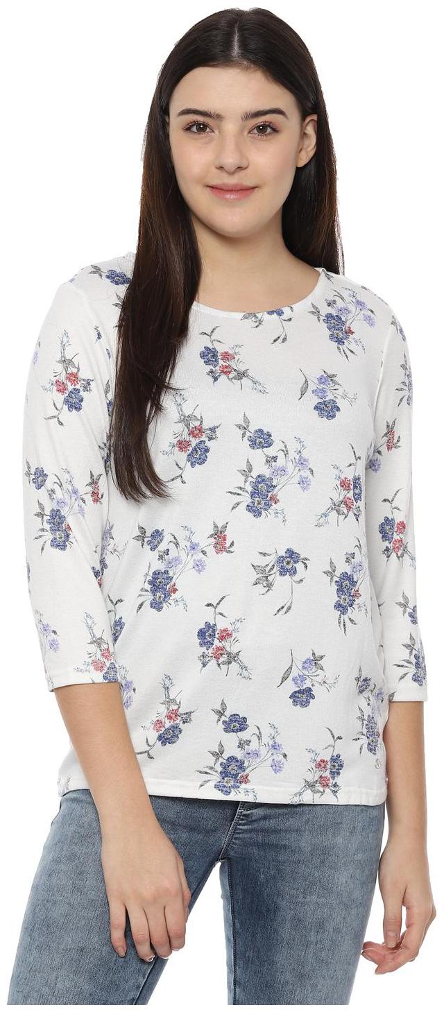 

Allen Solly Women Self design Regular top - White