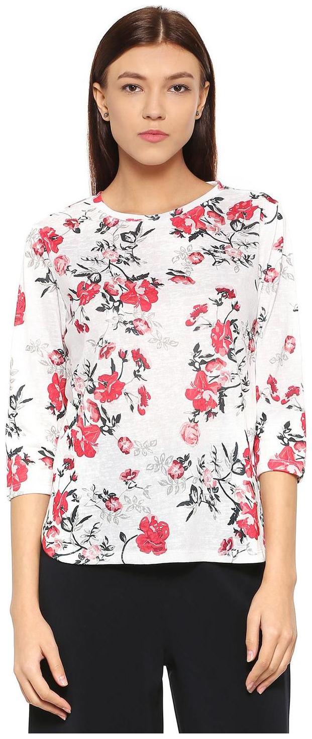 

Allen Solly Women Printed Regular top - White