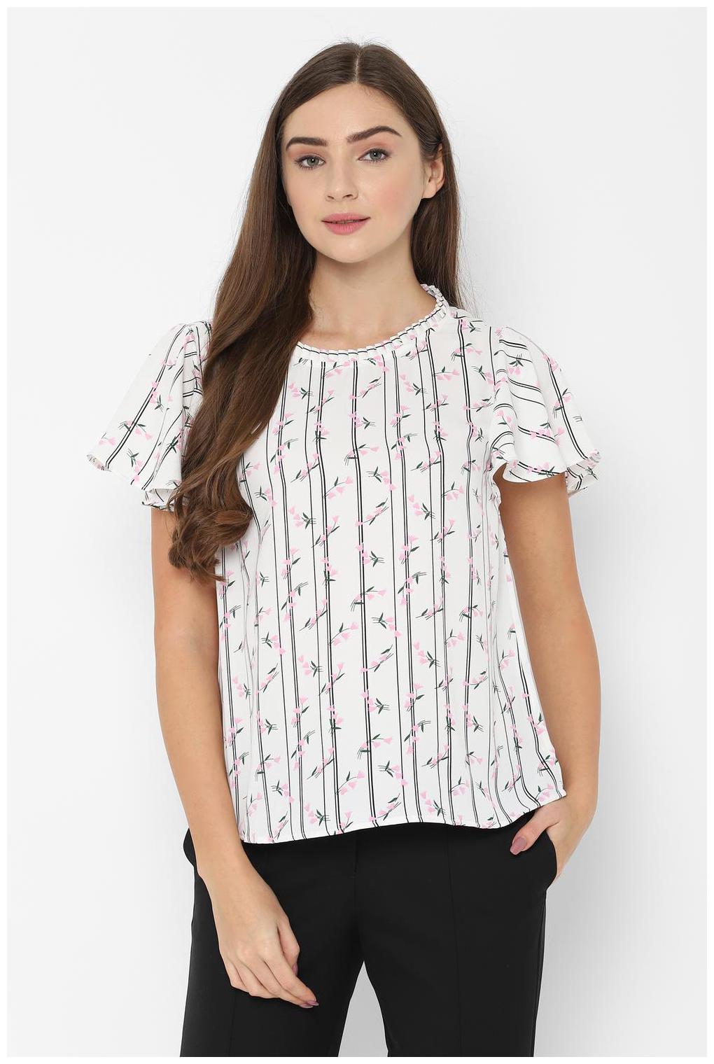 

Allen Solly Women Printed Regular top - White