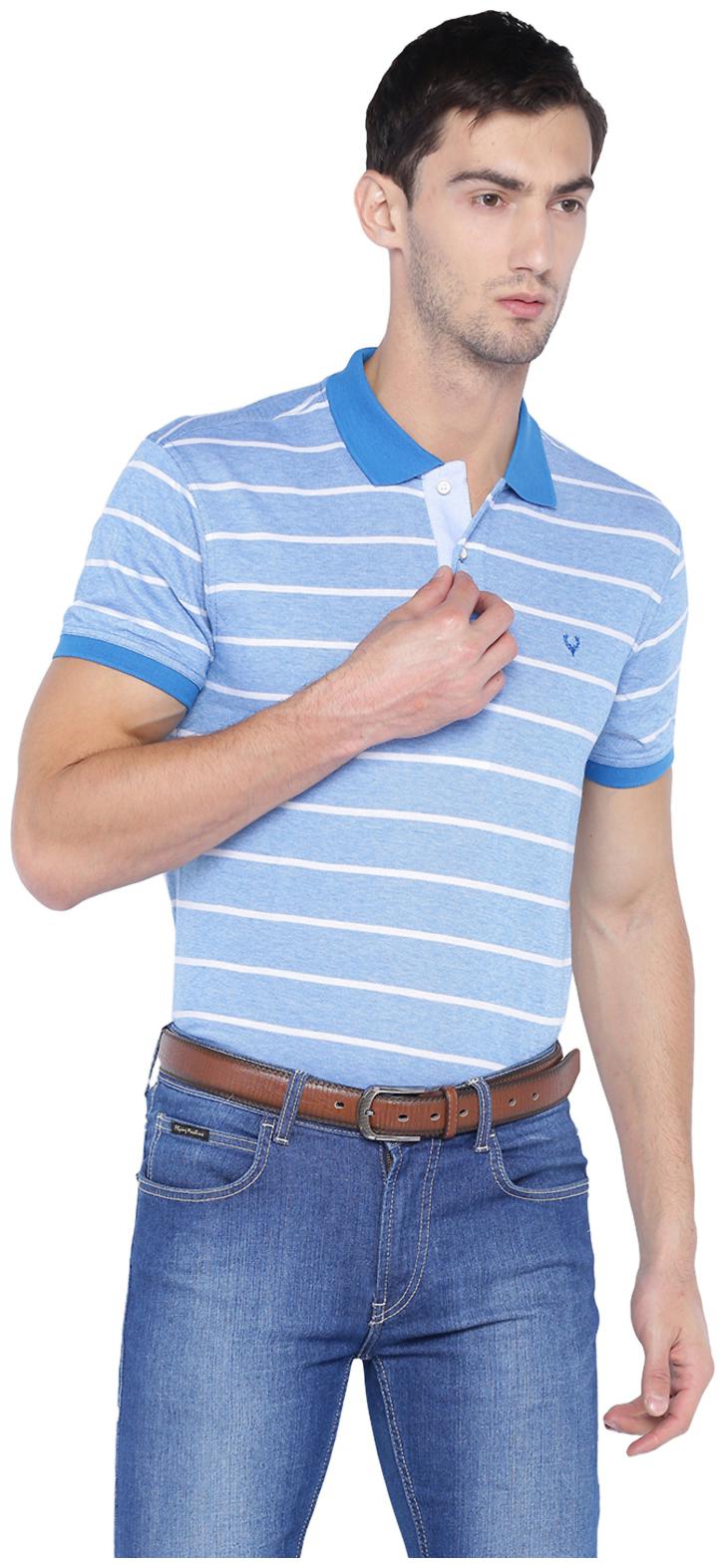 

Allen Solly Men s Polo T-Shirt - Blue