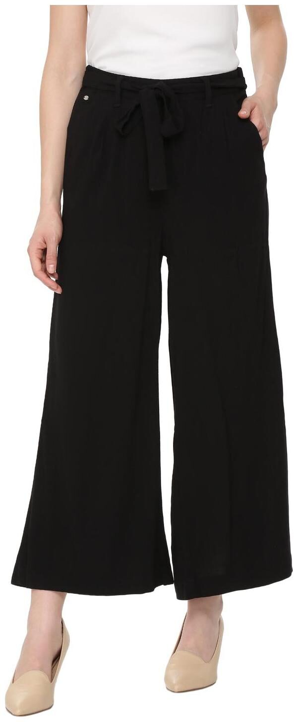 

Allen Solly Women Black Regular fit Regular trousers