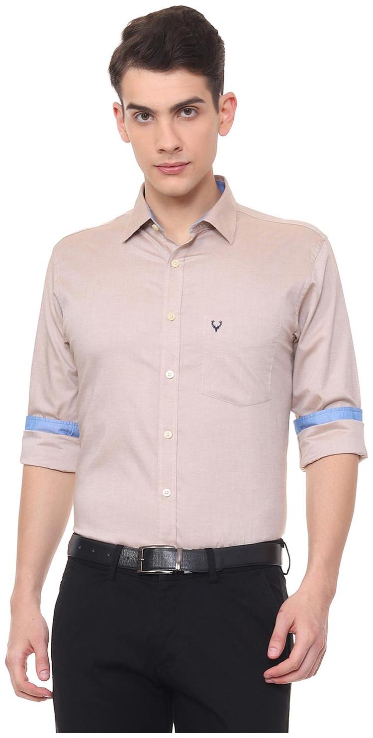 

Allen Solly Men Slim fit Formal Shirt - Beige