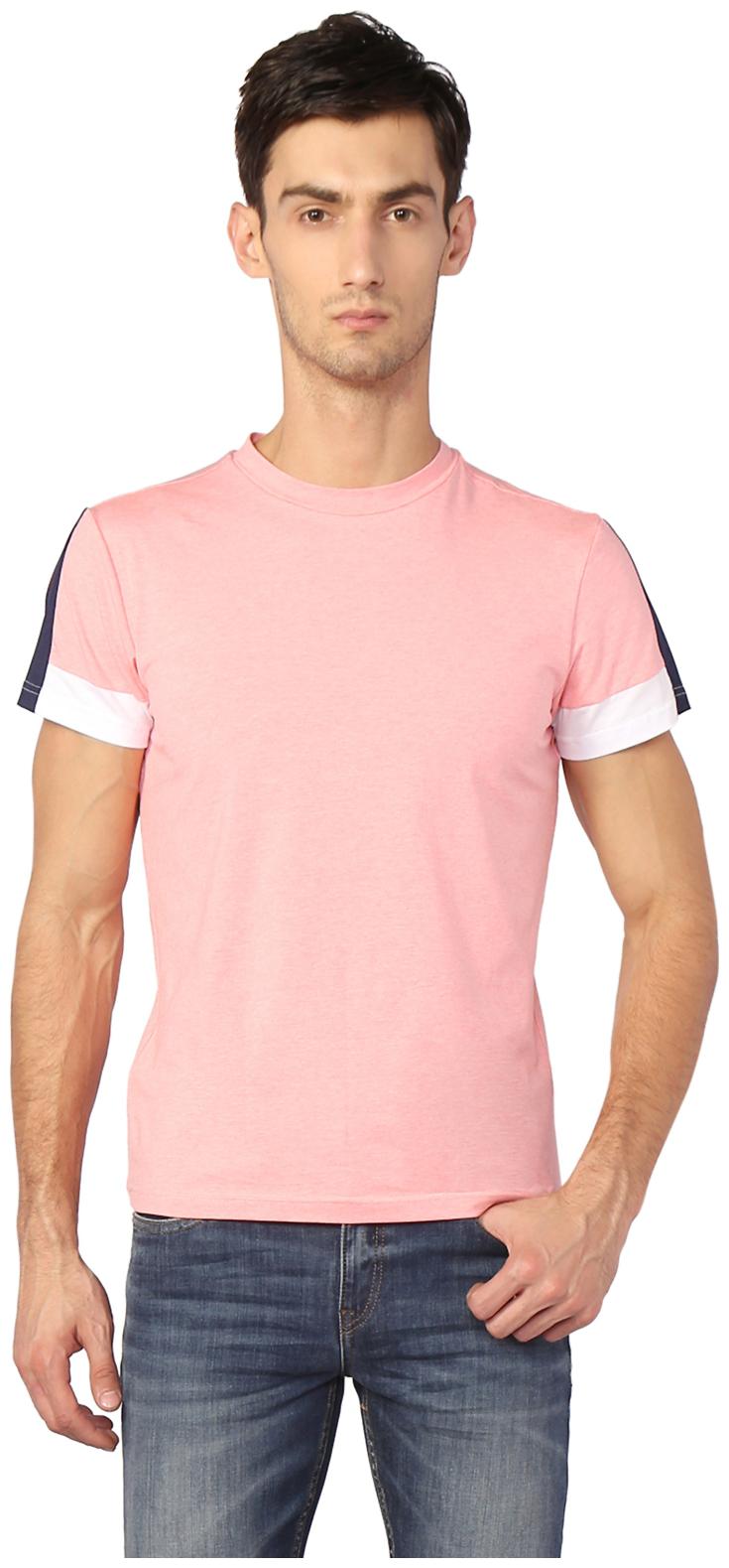

Allen Solly Men Pink Slim fit Polyester Round neck T-Shirt - Pack Of 1