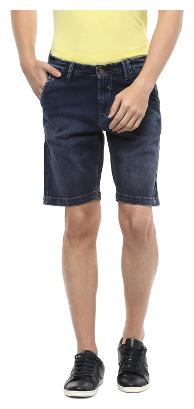 

Allen Solly Men Blue Slim Fit Regular Shorts