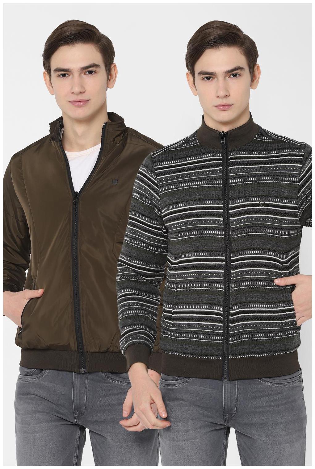 

Allen Solly Brown Reversible Jacket