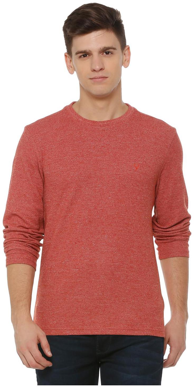 

Allen Solly Men Red Regular fit Polyester Round neck T-Shirt - Pack Of 1