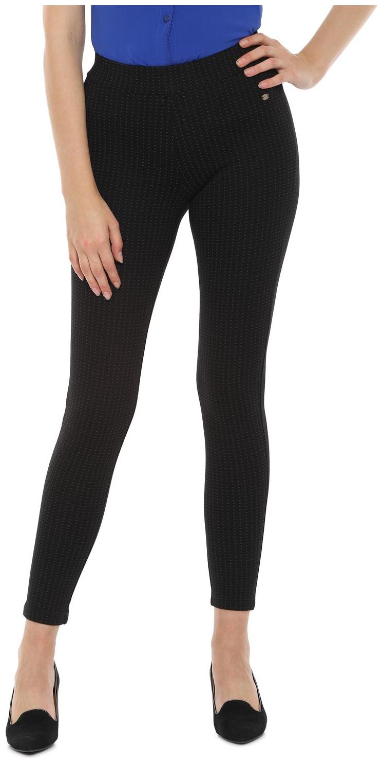 

Allen Solly Women Black Regular fit Cropped trousers