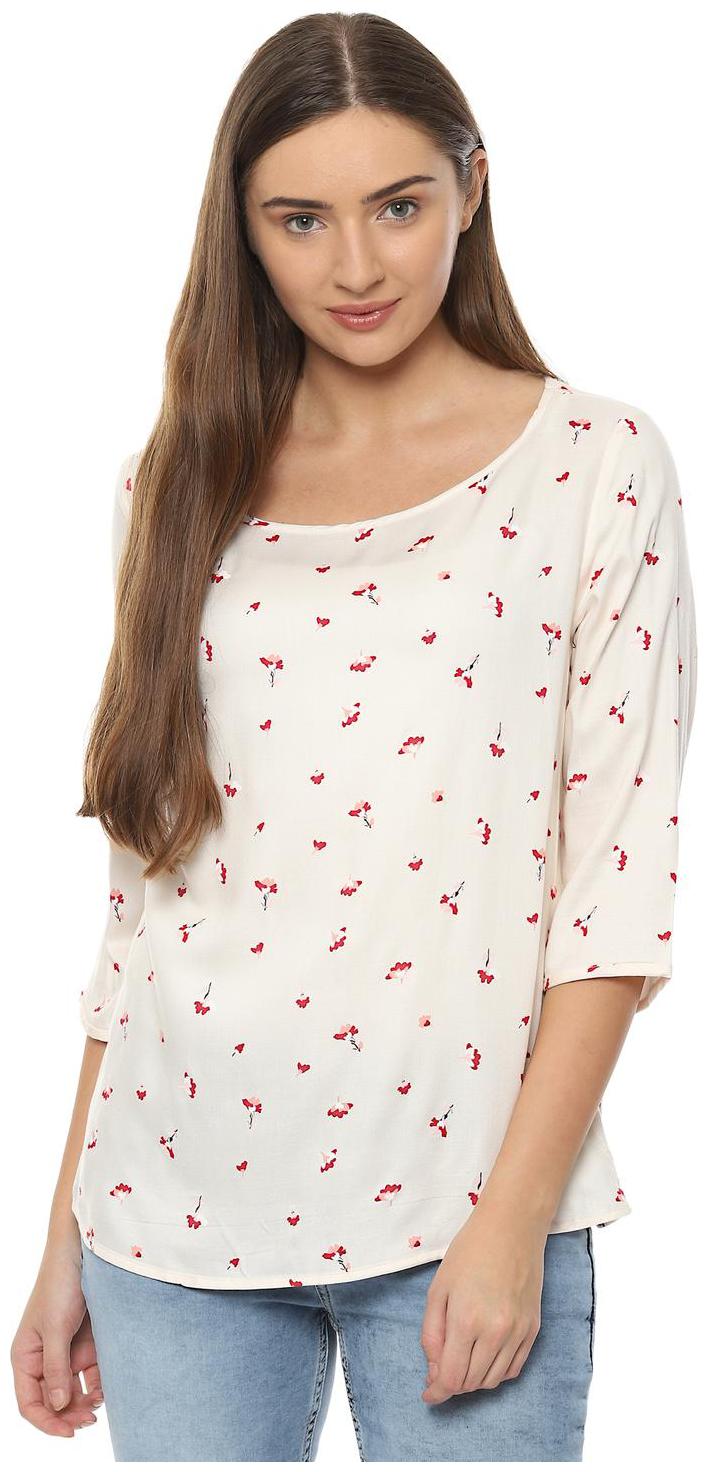 

Allen Solly Women Printed Regular tunic - Pink