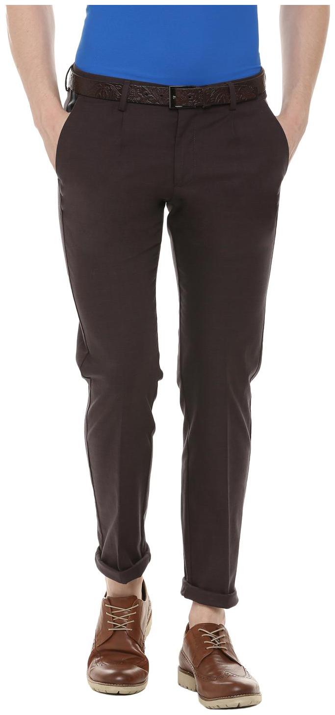 

Allen Solly Men Brown Solid Slim fit Chinos