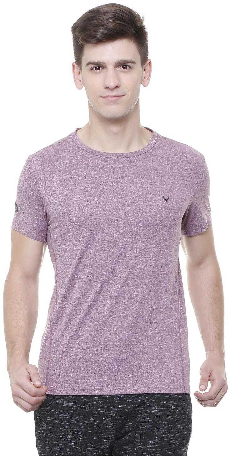 

Allen Solly Men Purple Regular fit Polyester Round neck T-Shirt - Pack Of 1