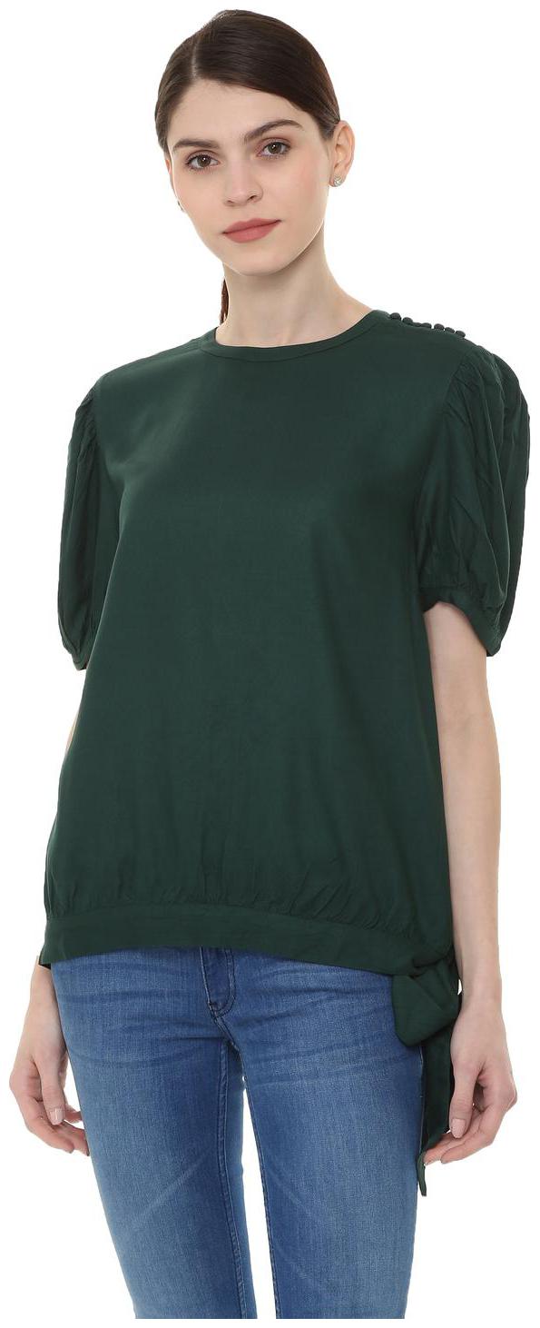 

Allen Solly Women Solid Regular top - Green