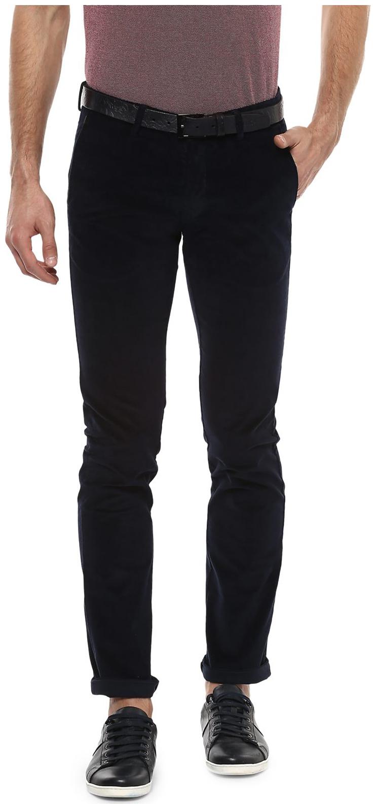 

Allen Solly Men Black Solid Slim fit Chinos