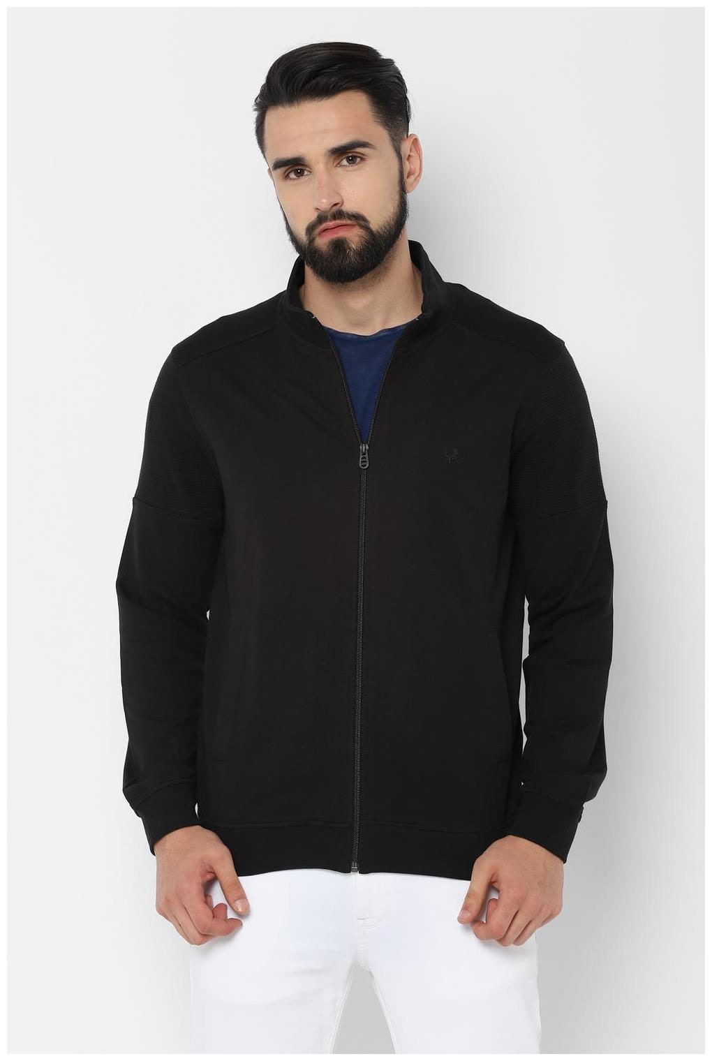 

Allen Solly Men Black Round neck Sweatshirt