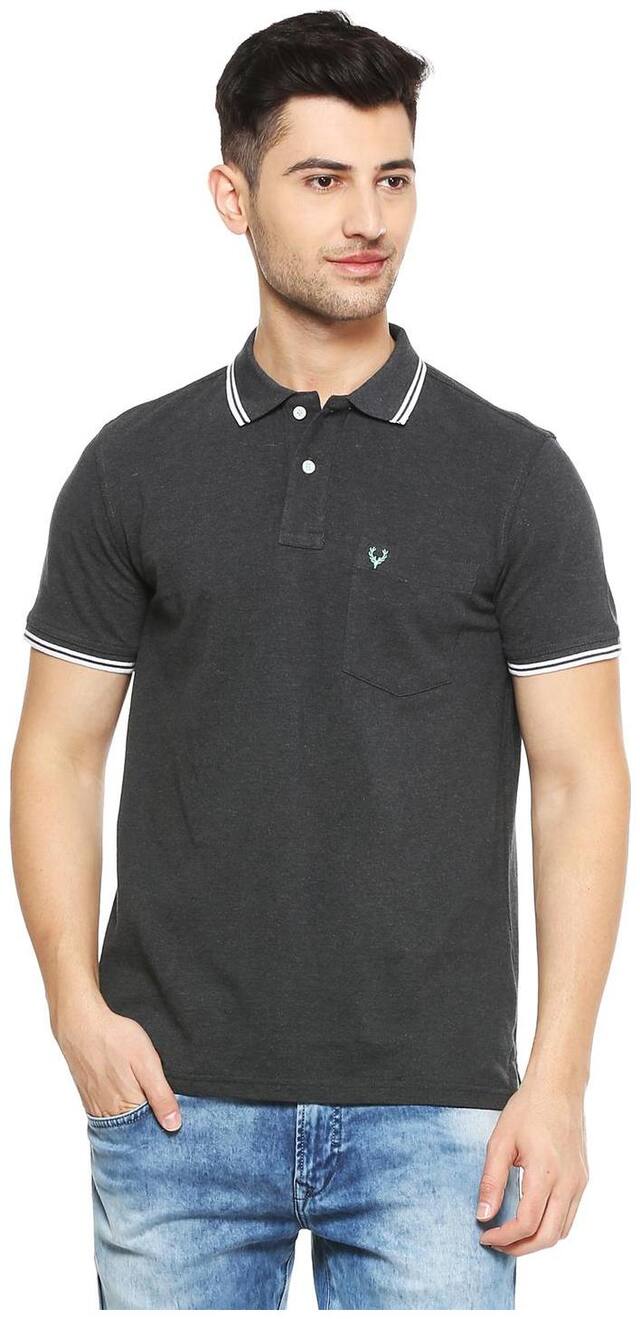 Allen Solly Black T Shirt