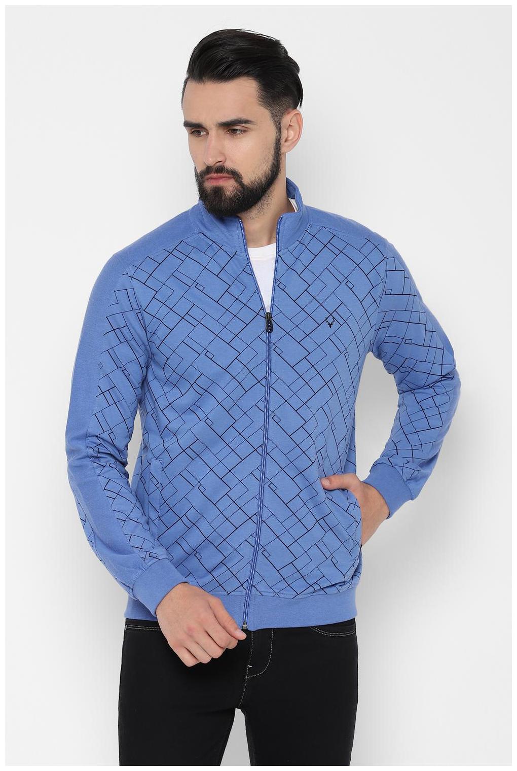 

Allen Solly Men Blue Round neck Sweatshirt