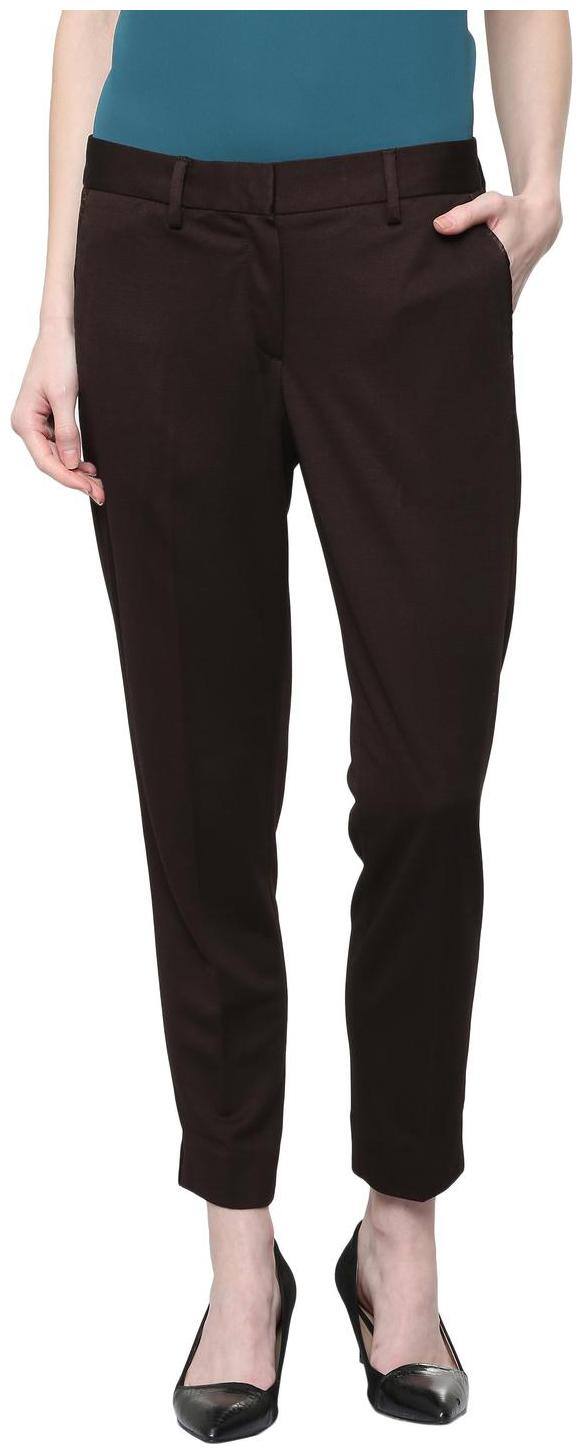 Allen Solly Women Brown Regular fit Regular trousers