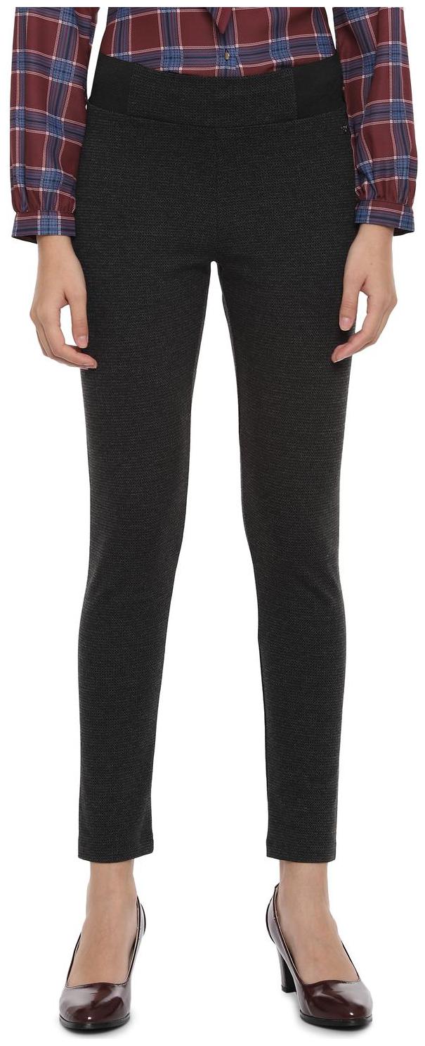 

Allen Solly Women Black Regular fit Regular trousers