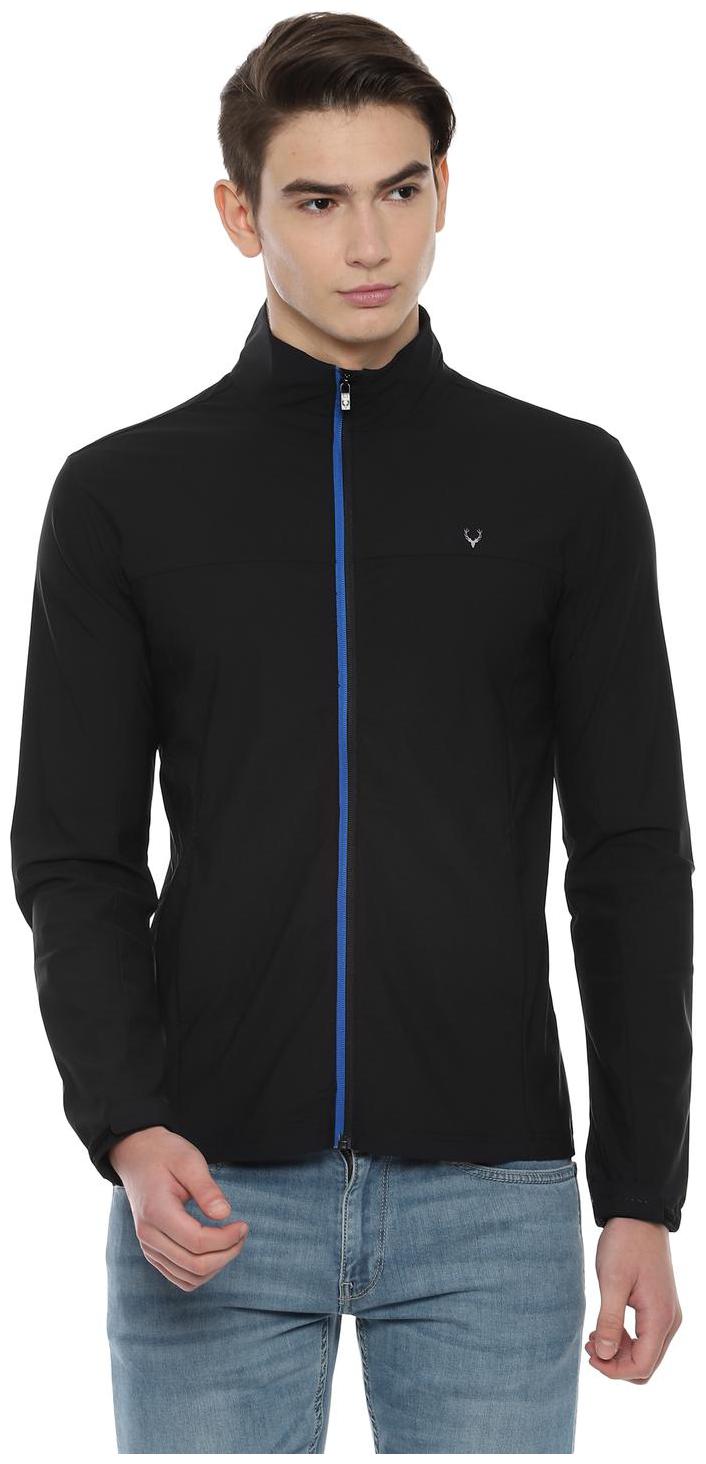 

Allen Solly Men Black Turtle neck Sweatshirt