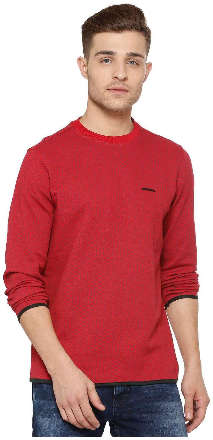 

Allen Solly Men Red Round neck Sweatshirt