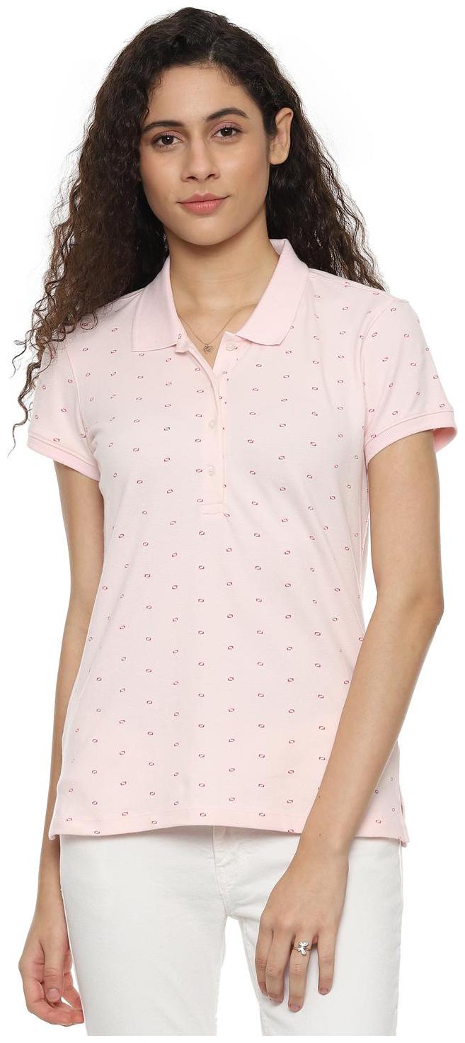 

Allen Solly Women Printed Regular top - Pink