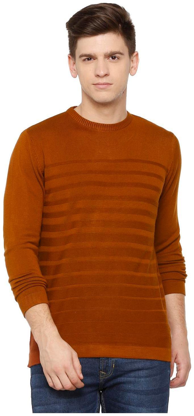 

Allen Solly Men Brown Round neck Pullover