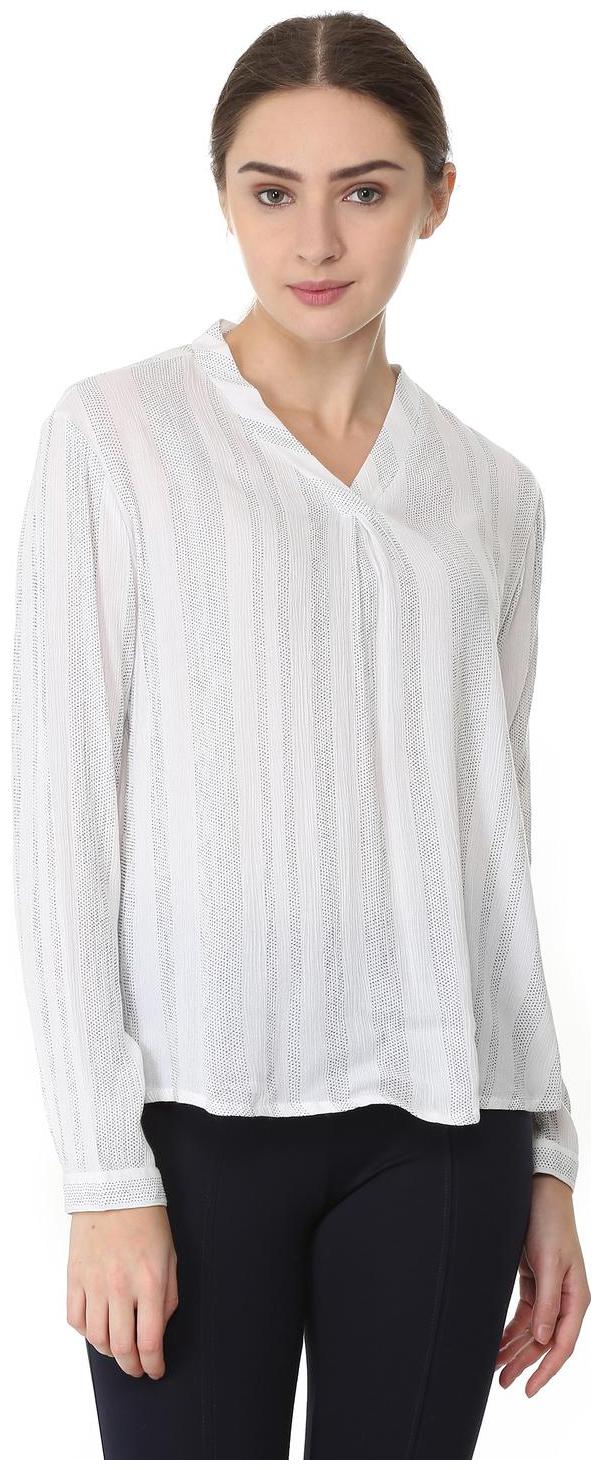 

Allen Solly Women Self design Regular top - White