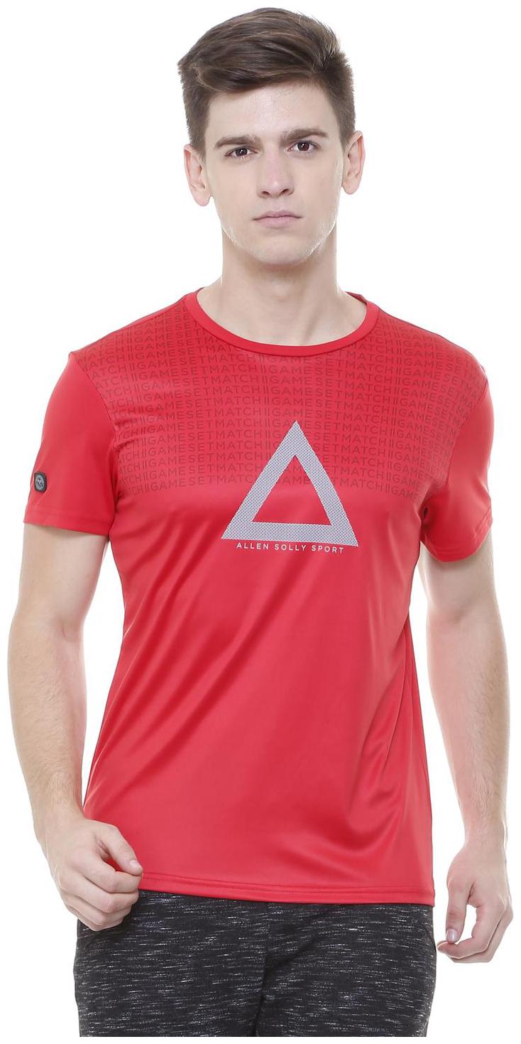 

Allen Solly Men Red Regular fit Polyester Round neck T-Shirt - Pack Of 1