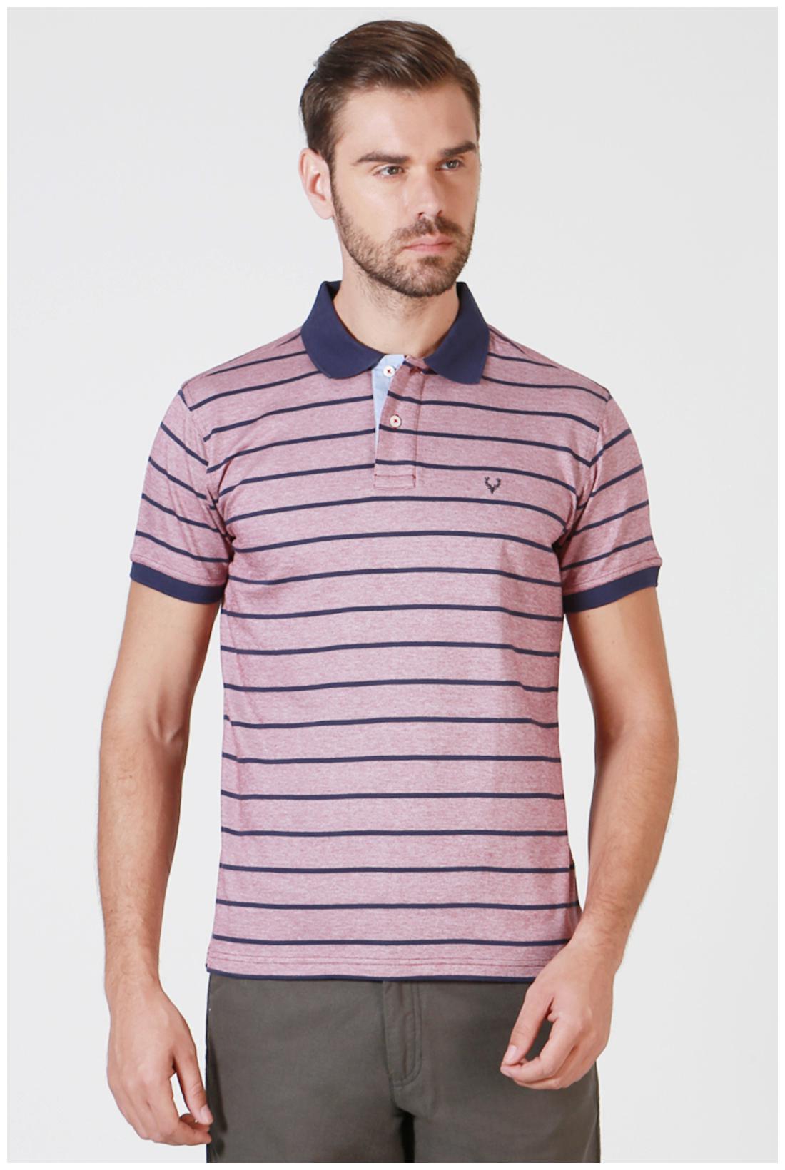 

Allen Solly Men Purple Regular fit Cotton Polo collar T-Shirt - Pack Of 1