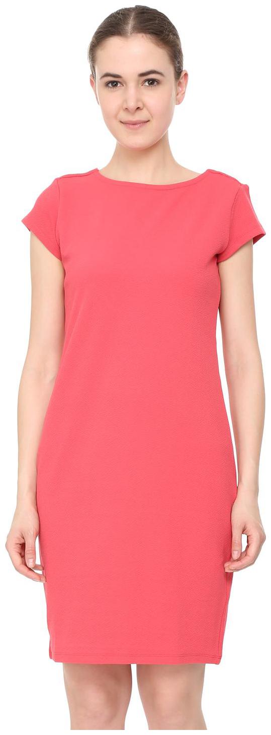 

Allen Solly Pink Solid A-line dress