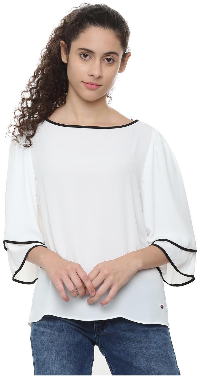 

Allen Solly Women Solid Regular top - White