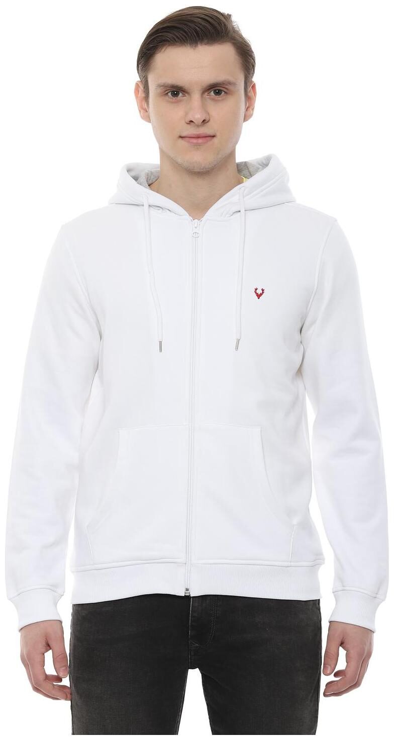 

Allen Solly Men White Hooded Sweatshirt