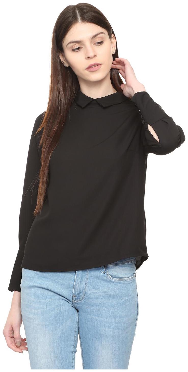 

Allen Solly Women Solid Regular top - Black