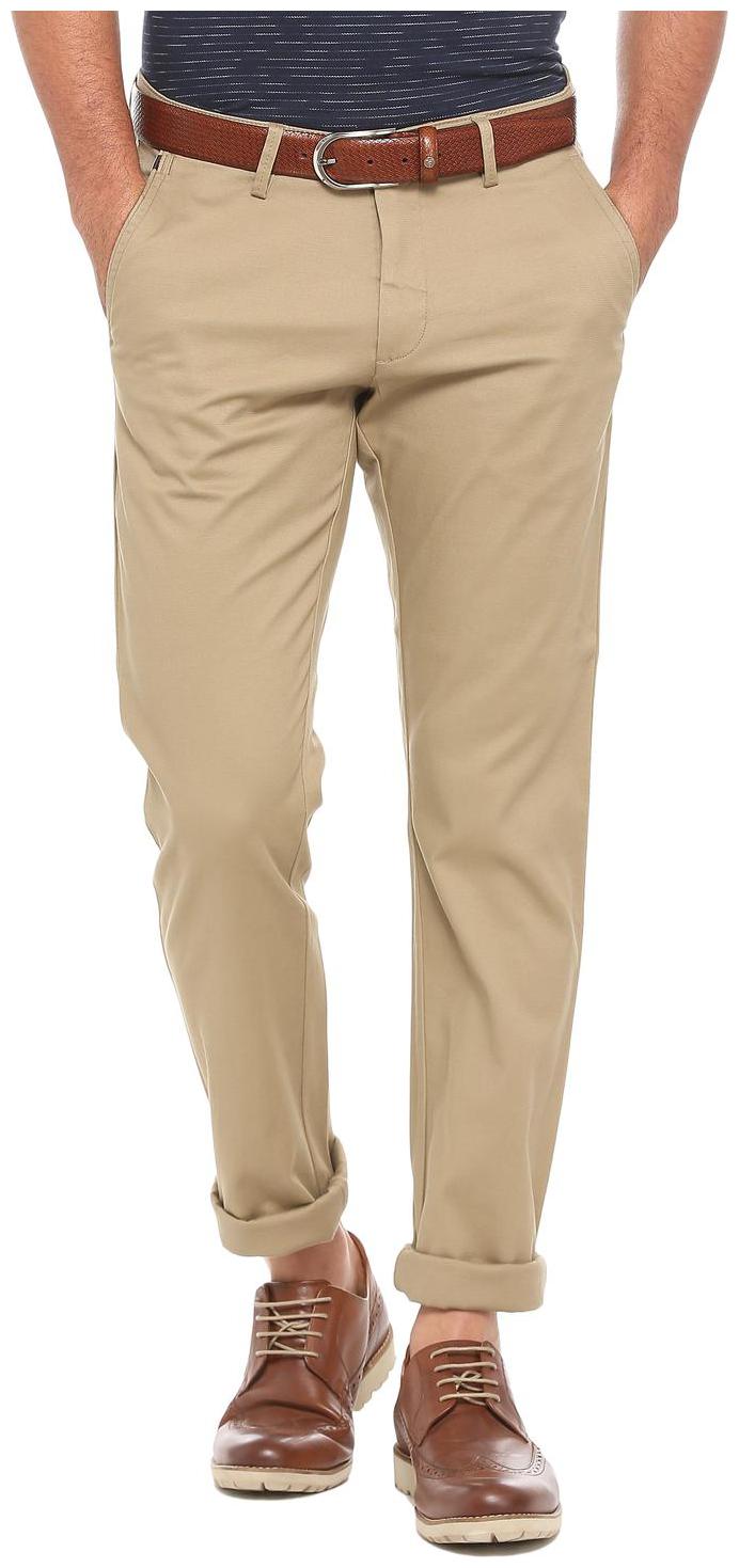 

Allen Solly Khaki Trousers