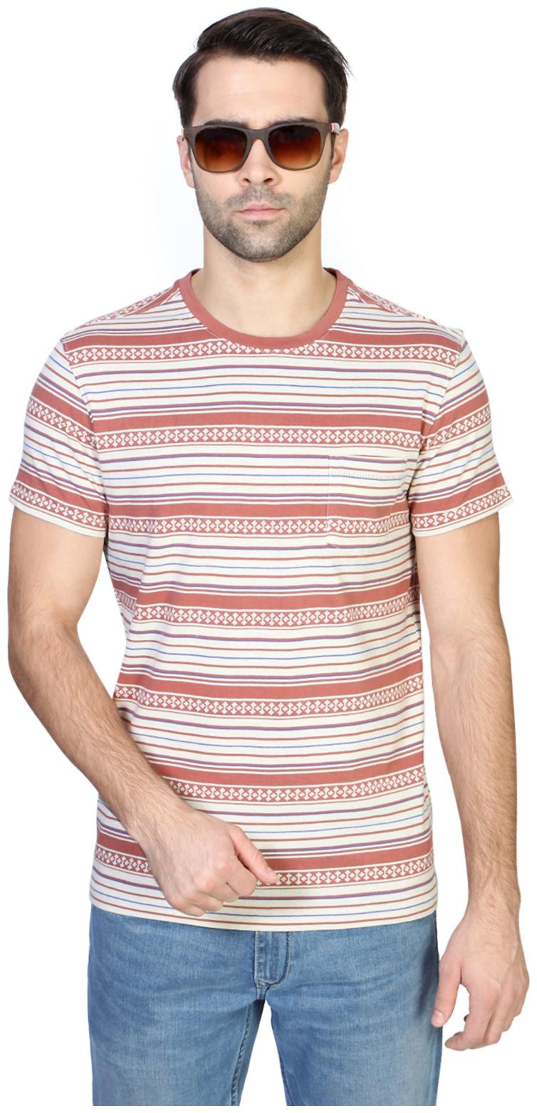 

Allen Solly Men Brown Regular fit Cotton Round neck T-Shirt - Pack Of 1