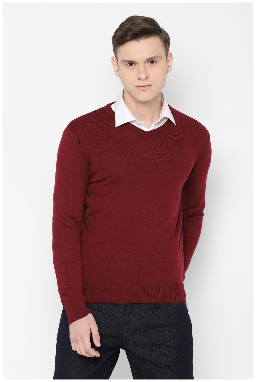 

Allen Solly Maroon Sweater