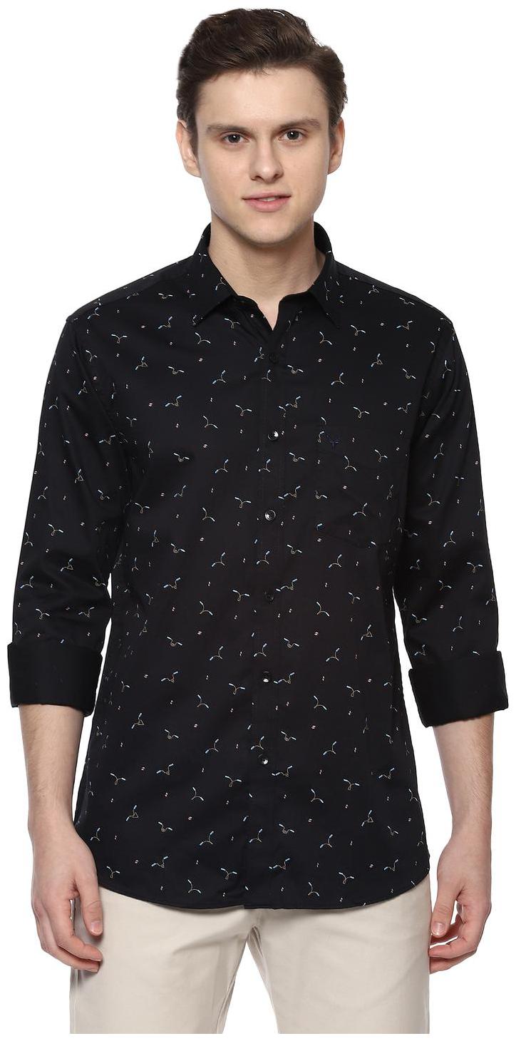 

Allen Solly Men Black Printed Slim Fit Casual Shirt