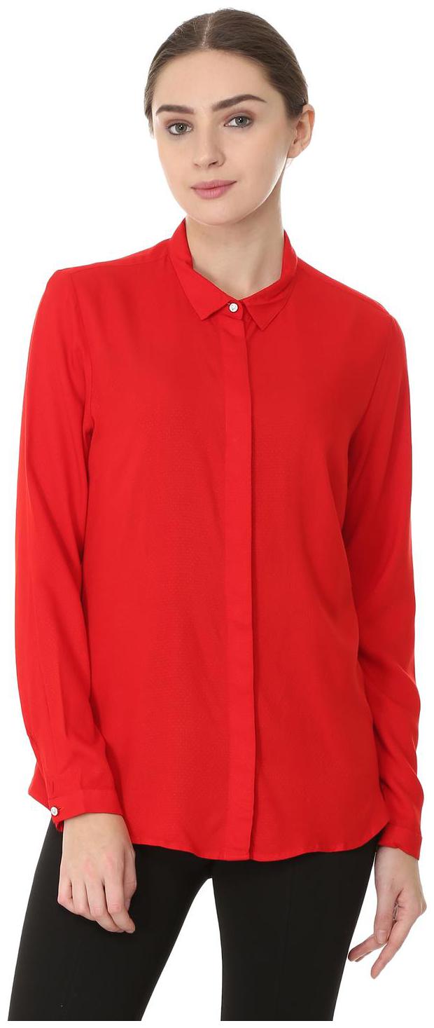 

Allen Solly Women Solid Regular top - Red