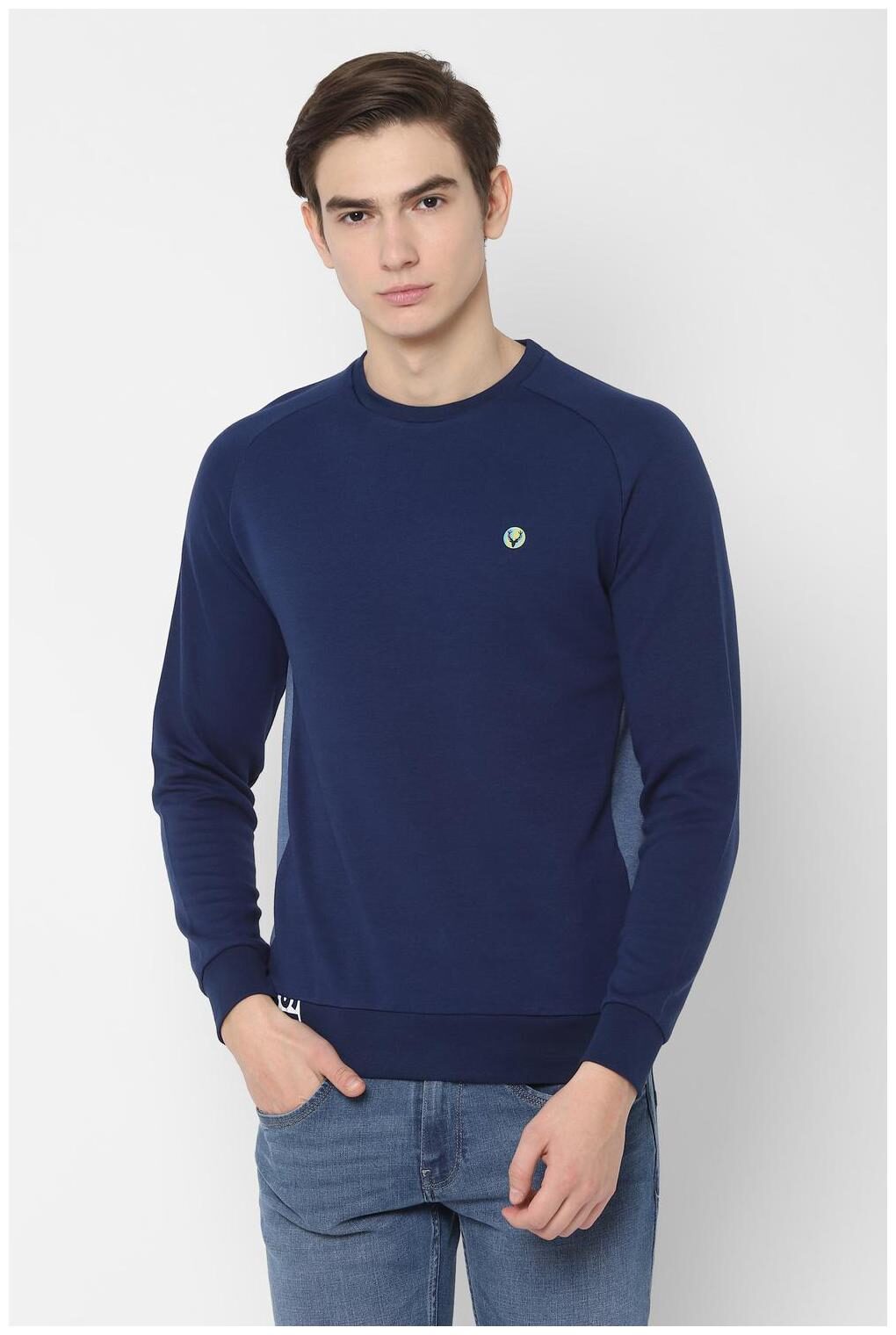 

Allen Solly Men Blue Round neck Sweatshirt